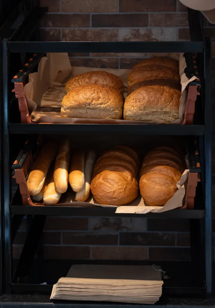 Freshly baked breads