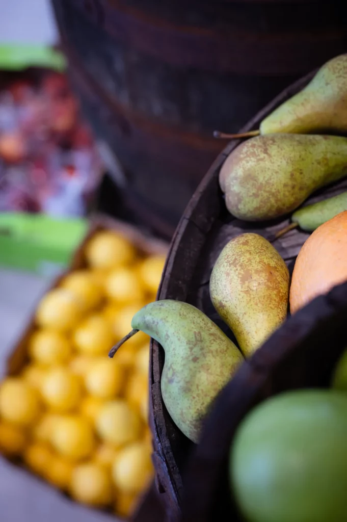 Pears and other fruits